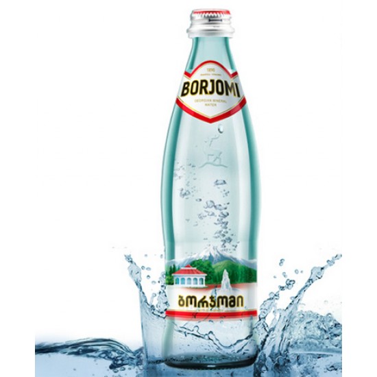 Asványvíz Borjomi 0,5l üvegben 